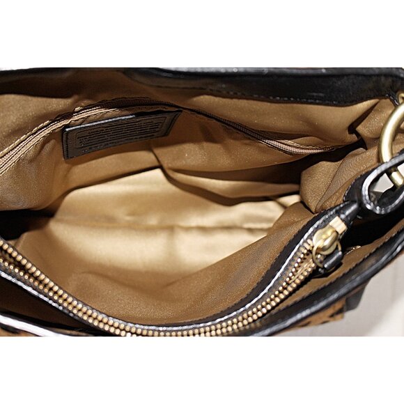 Coach - Park Ocelot (Leopard) Haircalf - Pony Leather Flap Satchel, Convertible - Picture 13 of 15